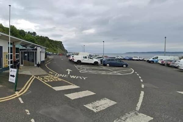 The consultation sought residents’ opinion on the introduction of seasonal fees at the Seafront, Harbour, and Ferry Terminal (pictured) car parks in Ballycastle and West Bay car park in Portrush. Image: Google