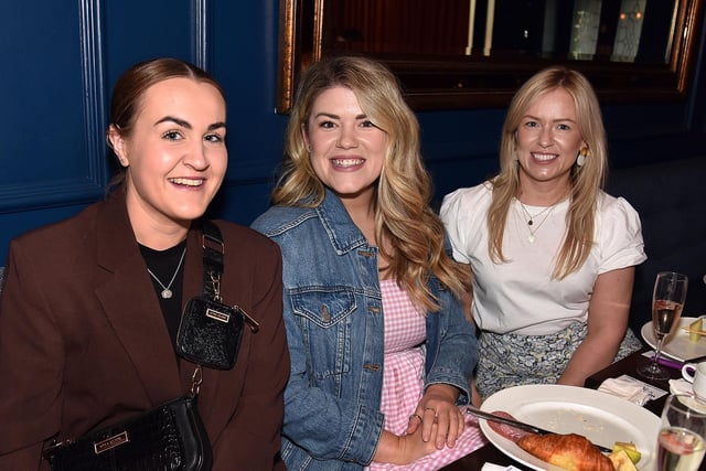 The power brunch was organised to raise funds for Women's Aid in memory of Natalie McNally. LM16-202.