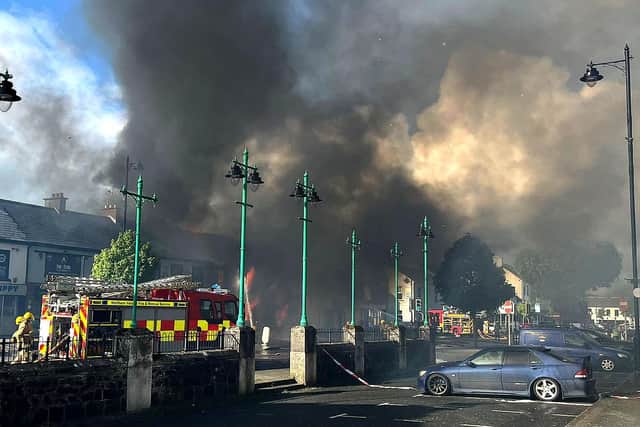 Detectives investigating a report of arson at the Catherine Street area of Limavady on Thursday 30th May, have made an arrest.  Video and picture Chris Arthur/McAuley Multimedia