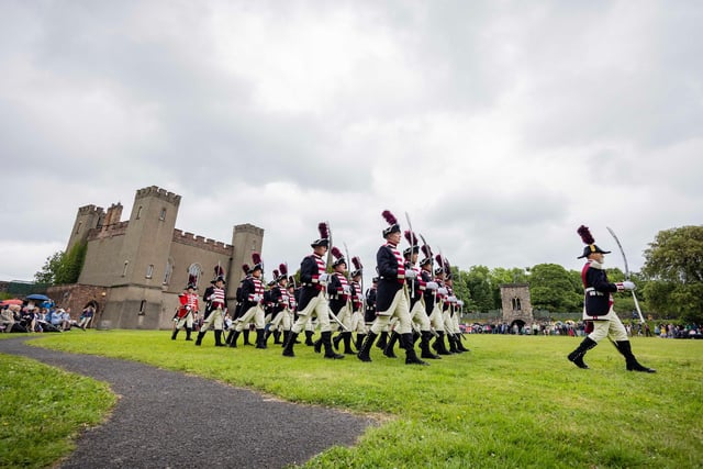 The Hillsborough Fort Guard on parade