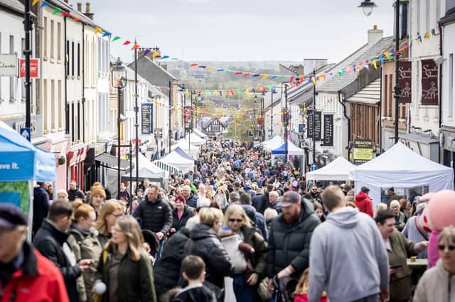 People turned out in force for the Spring Fair in Ballymoney.