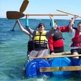 There's no shortage of creativity when it comes to entries for the annual Whitehead Raft Race (archive image) This year's event will be held on Saturday, July 22. Photo by: Ronnie Moore