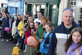 The crowds that turned out for the Ballymoney Spring Fair cavalcade were rewarded with glorious sunshine.
