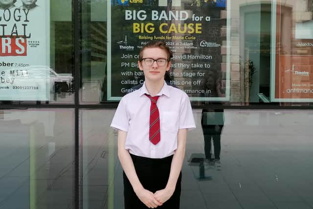 Jordanstown School pupil Max McGall enjoyed taking part in the pilot work experience programme. (Pic: NI World).