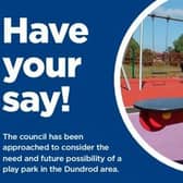 Have your say about plans for a play park in Dundrod