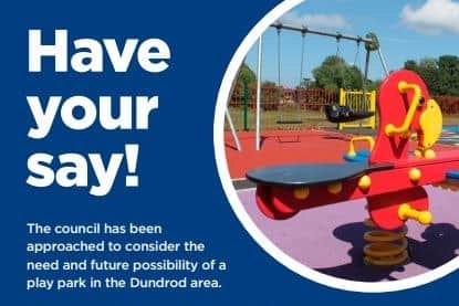 Have your say about plans for a play park in Dundrod