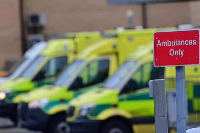 A “significant improvement” in ambulance handover times exceeding two hours was highlighted at a recent meeting of the Northern Health and Social Care Trust board. Picture: Pacemaker