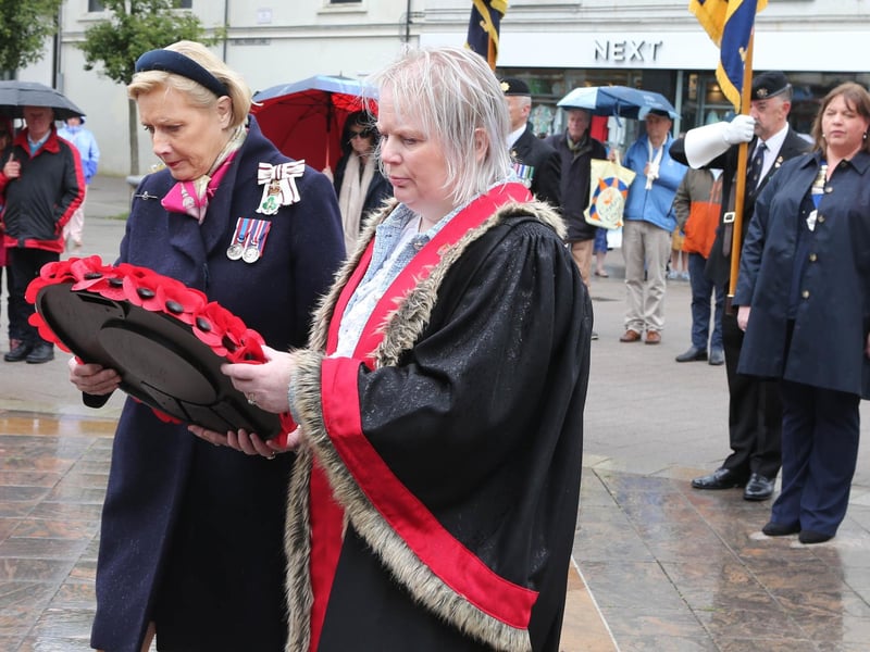 Commemorating D-Day in Coleraine.
