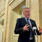 Economy Minister Conor Murphy has rowed back from comments he made around whether the British Heart Foundation should have been warned that Michael McMonagle was under police investigation. Photo: David Young/PA Wire
