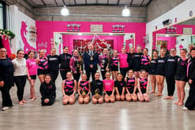 Mayor Brian Higginson recently visited the Naomi Orr School of Dance in Lisburn. Pic credit: NOSOD
