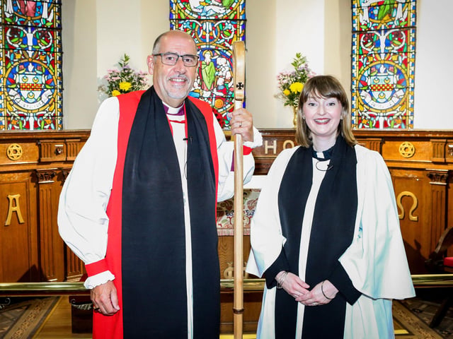 Holy Trinity Parish Church, Ballycastle, was packed for a Service of Institution of the Rev Emma Gibson as incumbent of the Grouped Parishes of Ramoan and Culfeightrin on Friday, September 4.
