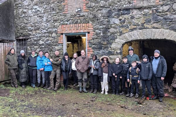 Young people from Antrim and Newtownabbey have completed the ‘Wild Walk Bushcraft’ project.  Photo: PSNI