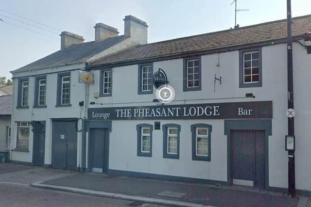 The frontage of the Pheasant Lodge, Gilford, has been described as being "in a state of disrepair". Credit: Google