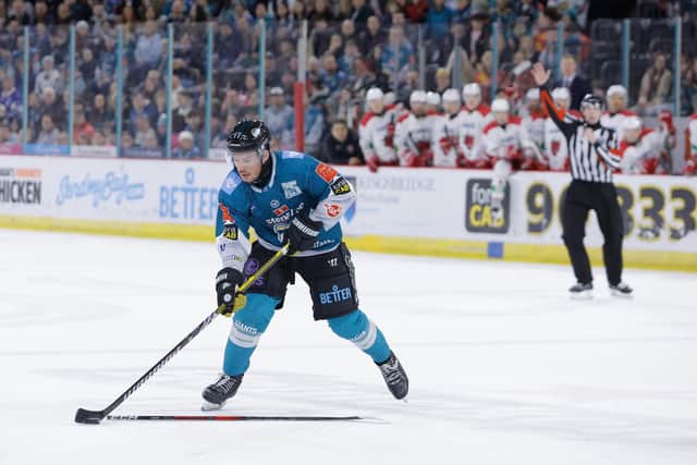 The Belfast Giants have confirmed the re-signing of Josh Roach. Photo by Phil Magowan/Press Eye