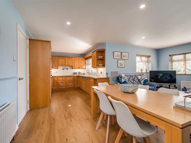 Kitchen with informal dining area.