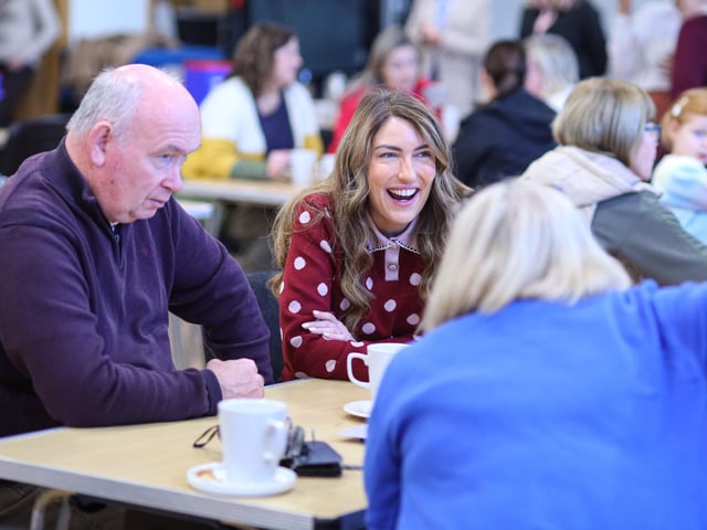 Guests enjoying the Coffee Morning.
