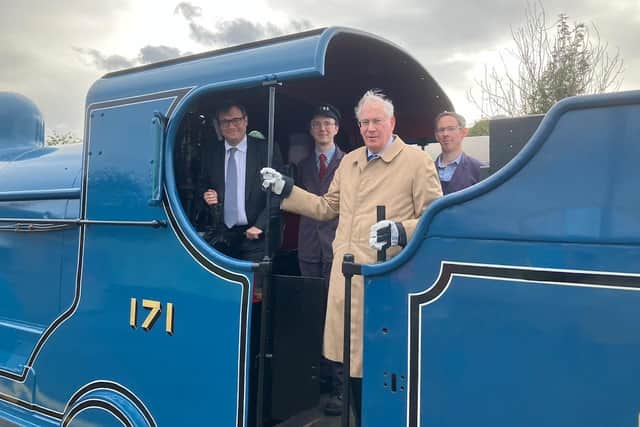 Duke and son in Whitehead for double celebration
