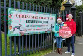 Eleanor Hamilton and Mark Irwin-Watson get ready for Saturday's event.