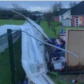 Castleroe PS are fundraising to replace their polytunnel which was destroyed in the recent storms. Credit Castleroe PS