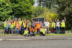 A group of volunteers from the Caterpillar Larne facility, Eco Rangers NI and Mid and East Antrim Borough Council officers participated in a community clean-up of Old Glenarm Road in preparation for the Best Kept Awards NI 2024.