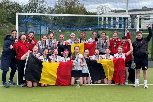 A long way to go, but well worth the trip to Tipp...The Banbridge Academy junior girls who lifted the June Smith Trophy in Thurles, County Tipperary, a week ago.