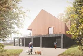 Artist's impression of proposed new facility at Carnfunnock Country Park. Photo: Mid and East Antrim Borough Council