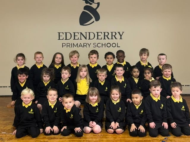 The Edenderry Primary School P1 class.
