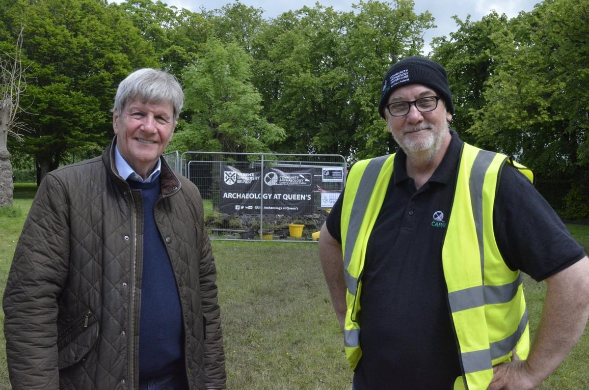Shaftesbury Park Carrickfergus: Joe Mahon visits site as Queen's University Belfast's archaeological excavation concludes