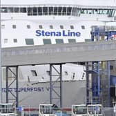 Stena Superfast VII vessel docked at the Belfast terminal. (Pacemaker).