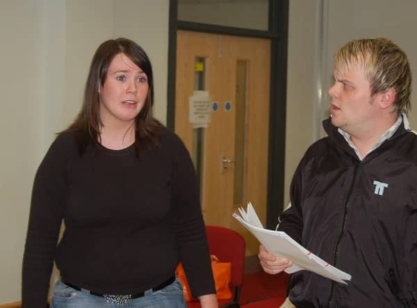 Old hands on stage with the Provincial Players are Joanne McGillan and Johnny Johnston pictured in 2007 rehearsing for Snow White