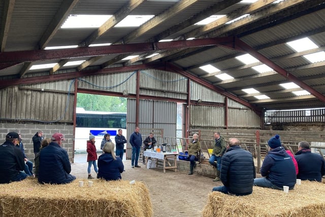 NI farmers visiting A&A Marchant Farm in Scotland