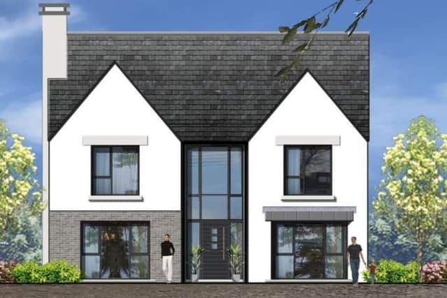 Artist's impression of Lotus Homes' Portrush development. Source: Planning Design and Access Statement, Kevin Cartin Architects