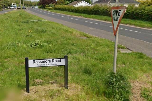 There is confusion regarding the outcome of a survey on the provision of bilingual Irish-English signage on the Rossmore Road, Dungannon. Picture: Google