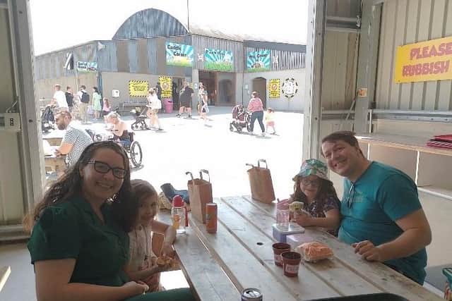 Families enjoying the day at Streamvale Farm. Pic Credit: SEHSCT