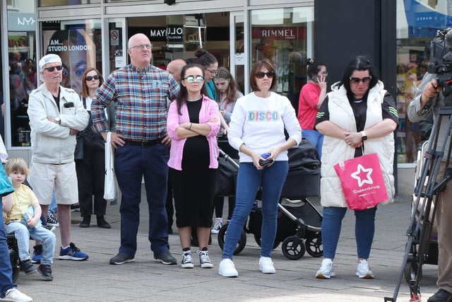 Members of the public gathered at Coleraine Town Hall on Saturday to voice opposition to the loss of maternity services at Causeway Hospital.
