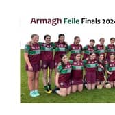 The Eoghan Rua under 15 camogs who have qualified for the All Ireland Feile in County Armagh next month. Credit Eoghan Rua