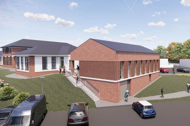 Robinson Hospital investment artist's impression. CREDIT NHSCT