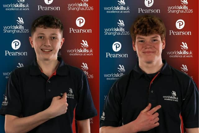 Northern Regional College Students Jamie Matthews and Charlie Fleck
