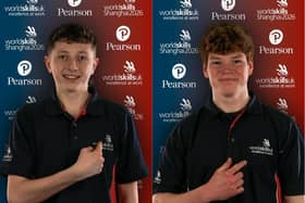 Northern Regional College Students Jamie Matthews and Charlie Fleck