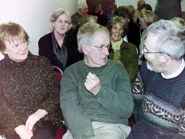 Pictured at one of the early meetings of Bellaghy Historical Society.