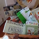 The very special spring into gardening hamper sponsored by Lisburn retailers can be won at The Ballance House car boot sale on Saturday April 13. Pic credit: Ballance House