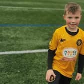 A host of high profile footballing figures have recorded messages of support for six-year-old Carrickfergus boy Ollie Willis, who is going through treatment for leukaemia.  Credit: Jeanna Robb