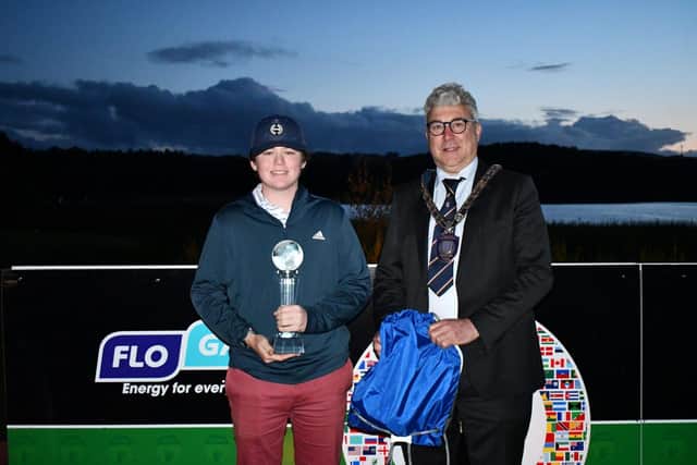 Ben Oberholzer from Clandeboye Golf Club finished runner up in the Under 19 category.