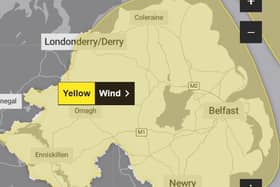 A yellow warning for strong winds has been issued for the province this weekend. Image: Met Office