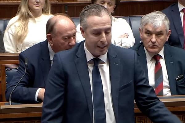 Education Minister Paul Givan MLA says he will act to ensure school uniforms are not a barrier to education for children and young people. Pic credit: NI Assembly