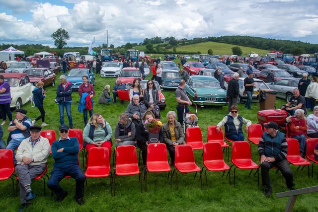 The scene at the Birches Vintage Rally  on Saturday. PT27-203.