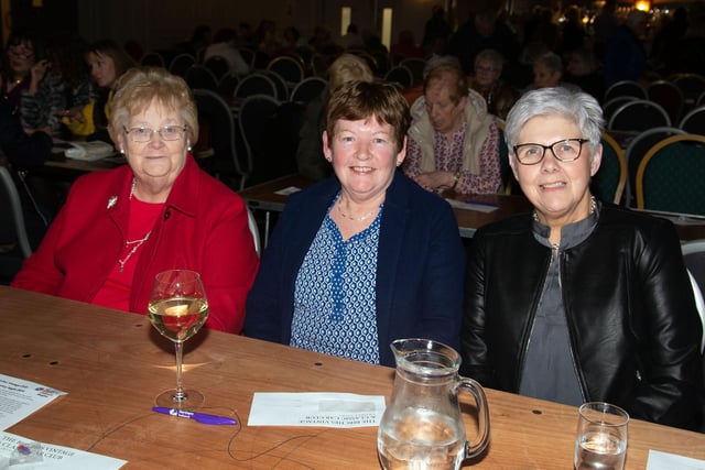 Enjoying the night out at the Birches Vintage Vehicle Club Big Country Night at the Seagoe Hotel in aid of the Northern Ireland Children's Hospice. PT11-252.
