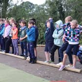 Scouts enjoy a day of outdoor adventure at Moira Lakes as Down and Connor Scout County celebrates 100 years of Scouting.  Pic credit: Ann McQueen