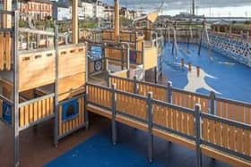 The highly anticipated development of Marine Gardens play park in Carrickfergus will commence this month.  Photo: Mid and East Antrim Borough Council