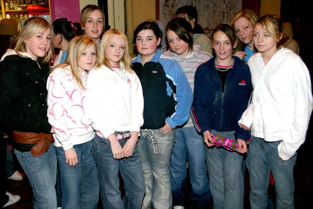 These young ladies turned out to enjoy the Christmas festivities at Ballymoney lights switch-on in 2007